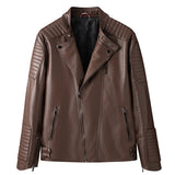 Spring And Autumn Thin Men's Leather Clothing Fashion Casual Motorcycle