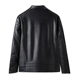 Spring And Autumn Thin Men's Leather Clothing Fashion Casual Motorcycle